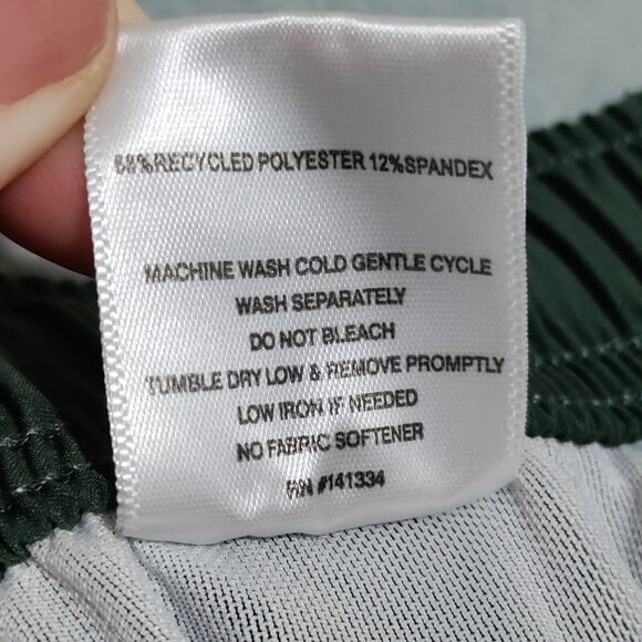 Bear Bottom Shorts Men’s Size Small 7" Swim Hybrid Zip‎ Pocket Green NWOT - Picture 12 of 13